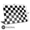 Black and White Checkered Universal Laptop 16in (13 x 9.4in) Skin